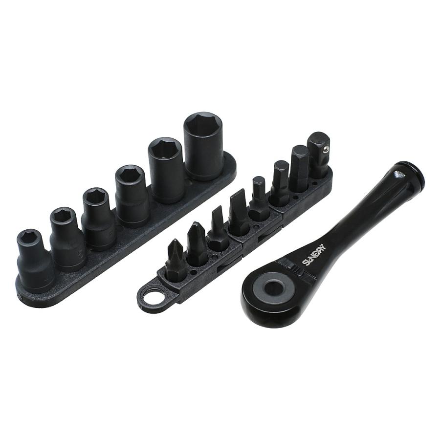 SUNDRY（角利産業） 工具セット ラチェットレンチセット ミニ