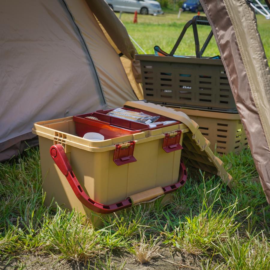 StarkeーR 収納ケース ボックス 465x333x322mm アウトドア キャンプ 箱