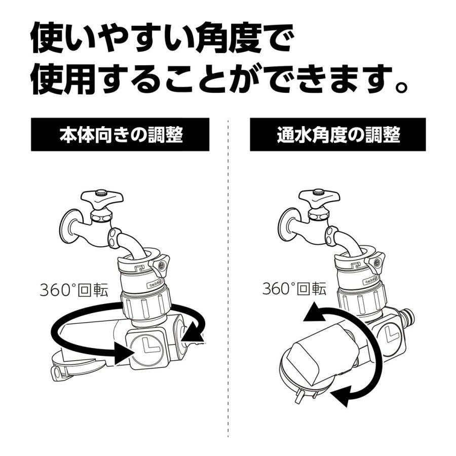 タカギ ホース 蛇口 アタッチメント ラクロック分岐蛇口 G1074GY