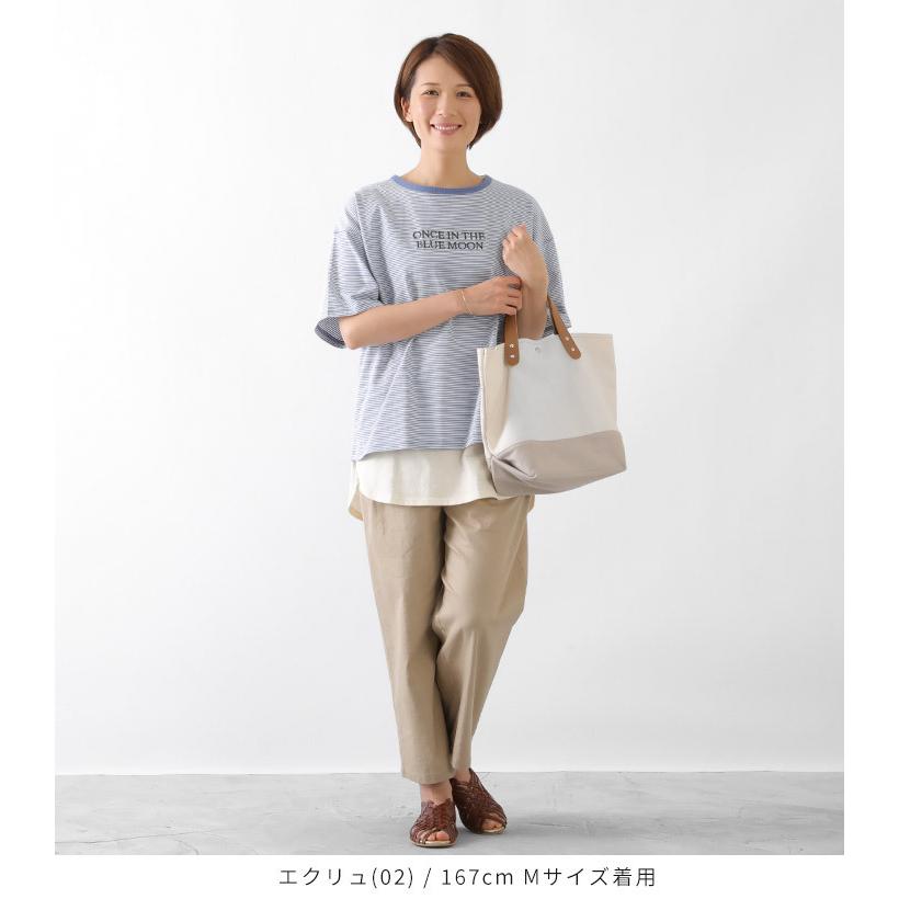 【福袋対象C】 レイヤード タンクトップ インナー レディース ノースリーブ カットソー トップス プルオーバー 綿100％ USAコットン 重ね着 [M便 1/1] |  | 05