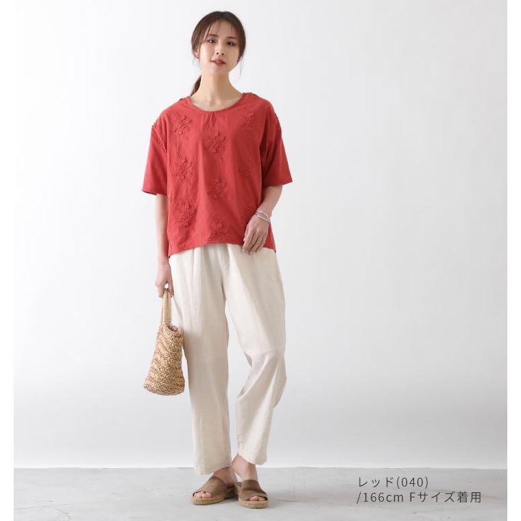 福袋対象C】 刺繍 ブラウス トップス 半袖 Tシャツ レディース 福袋対象C】 刺繍 ブラウス トップス 半袖 Tシャツ レディース