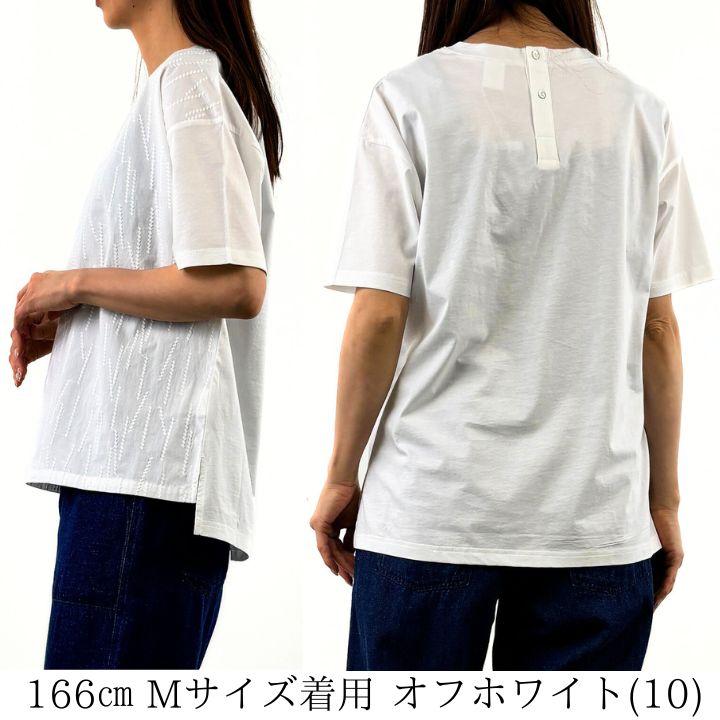 ノースオブジェクト リラシク LILASIC フロントフハク 刺繍 Ｔシャツ 半袖 カットソー レディース プルオーバー 綿100％ [M便 1/1] | LILASIC | 06