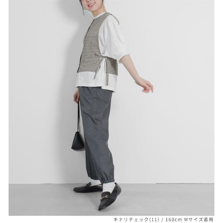 ノースオブジェクト north object Keitto ケイット ベスト レディース サイドリボン プルオーバー 前開き 前後着用 2way ノースリ [M便 1/1] | Keitto | 11