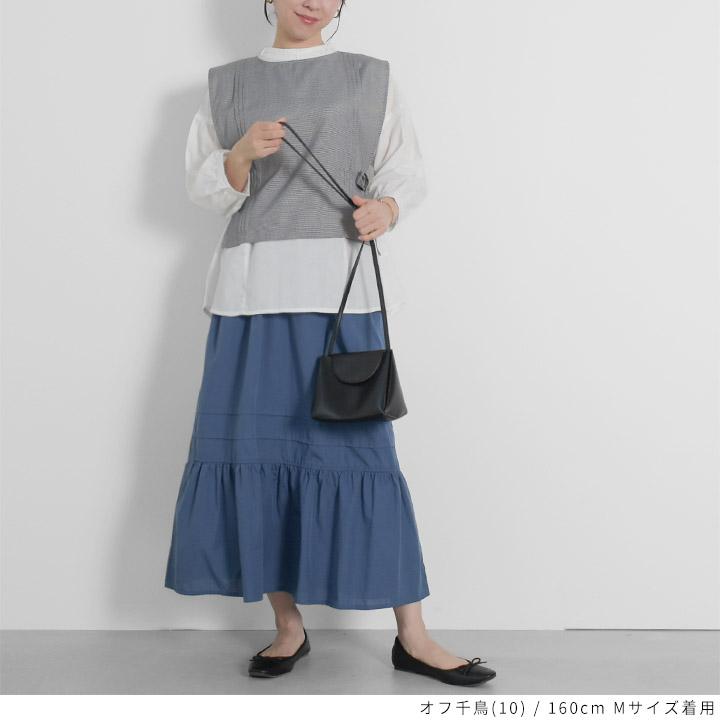 ノースオブジェクト north object Keitto ケイット ベスト レディース サイドリボン プルオーバー 前開き 前後着用 2way ノースリ [M便 1/1] | Keitto | 07