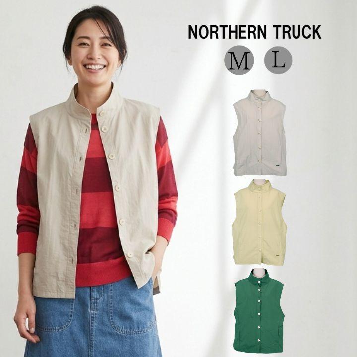 ノーザントラック ノースオブジェクト スタンドカラー 裾バルーン ベスト ノースリーブ レディース [M便 1/1] | NORTHERN TRUCK