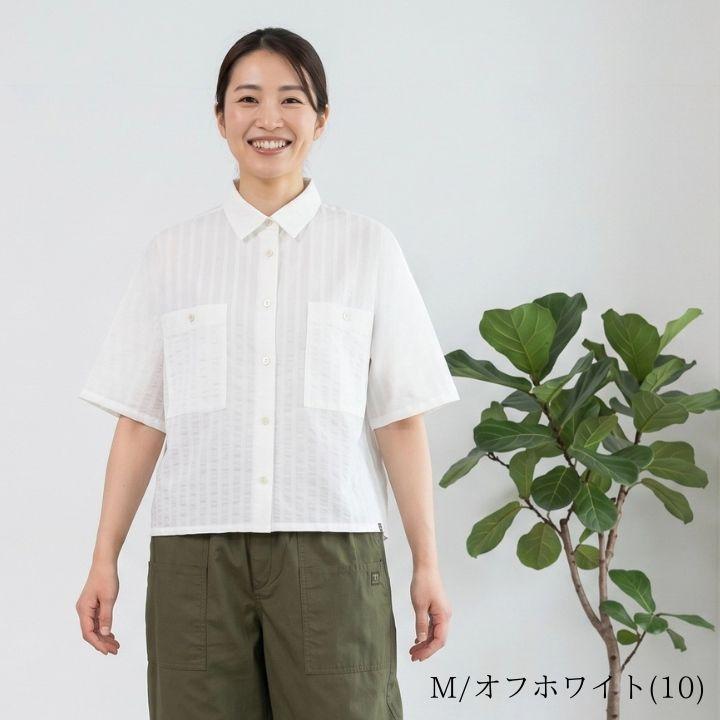 ノーザントラック ノースオブジェクト ボックスワーク シャツ シャツブラウス レディース 半袖 羽織り 前開き トップス [M便 1/1] | NORTHERN TRUCK | 02
