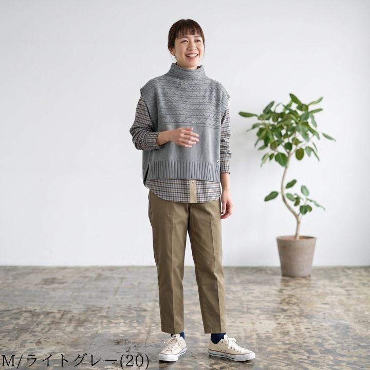 ノーザントラック ノースオブジェクト ボトルネック ベスト ニットベスト レディース ノースリーブ プルオーバー タートルネック ハイネック [M便 不可] | NORTHERN TRUCK | 05
