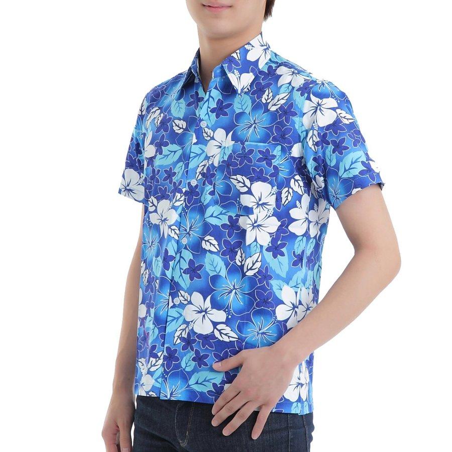 アロハシャツ かりゆしウェア メンズ レディース ユニセックス ハワイ 沖縄 ハイビスカス イベント ダンス 衣装 結婚式 ハワイ ALOHA ハワイアン A M | ブランド登録なし | 04