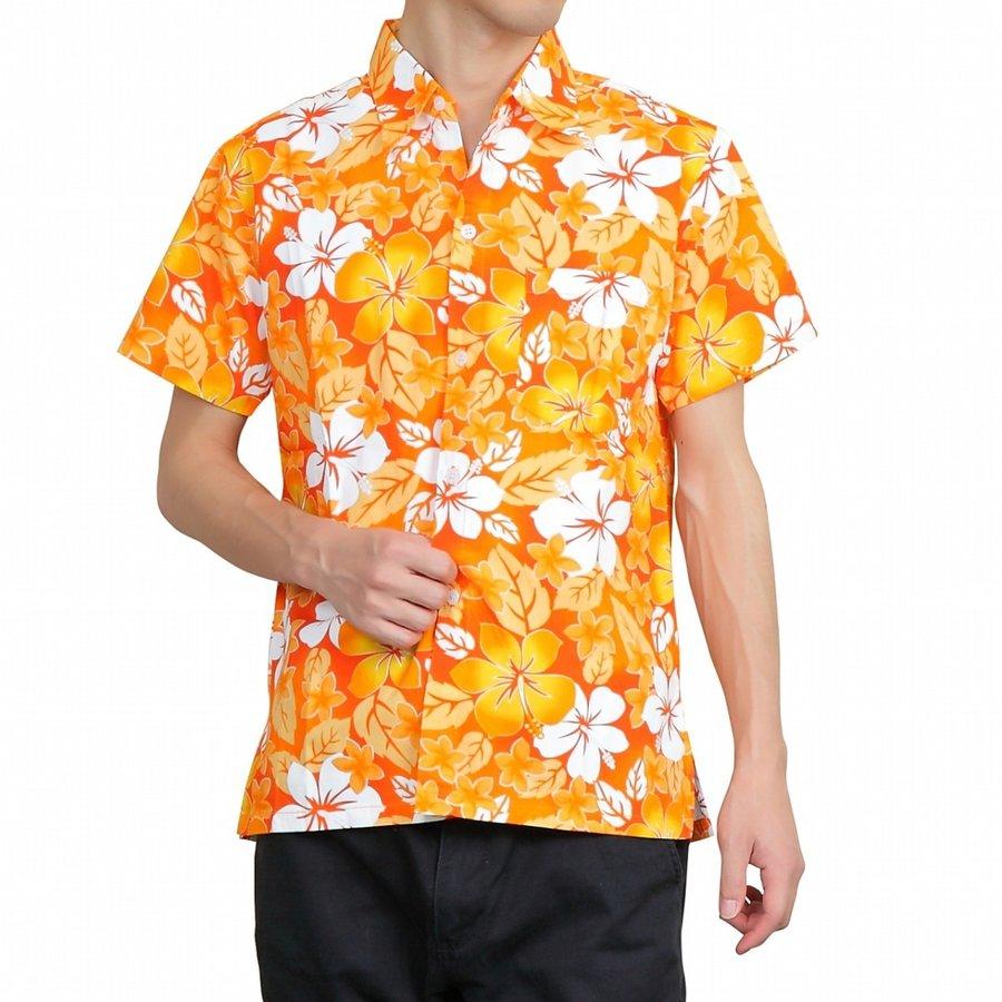 アロハシャツ かりゆしウェア メンズ レディース ユニセックス ハワイ 沖縄 ハイビスカス イベント ダンス 衣装 結婚式 ハワイ ALOHA ハワイアン A M | ブランド登録なし | 01