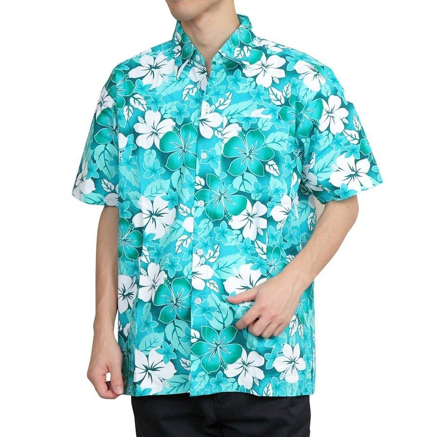 アロハシャツ かりゆしウェア メンズ レディース ユニセックス ハワイ 沖縄 ハイビスカス イベント ダンス 衣装 結婚式 ハワイ ALOHA ハワイアン A M | ブランド登録なし | 09