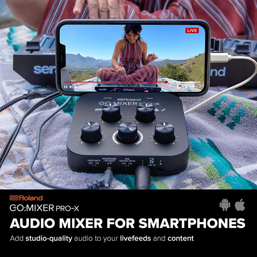 ローランド オーディオミキサー Roland GO:MIXER PRO-X ローランド オーディオミキサー Roland GO MIXER PRO