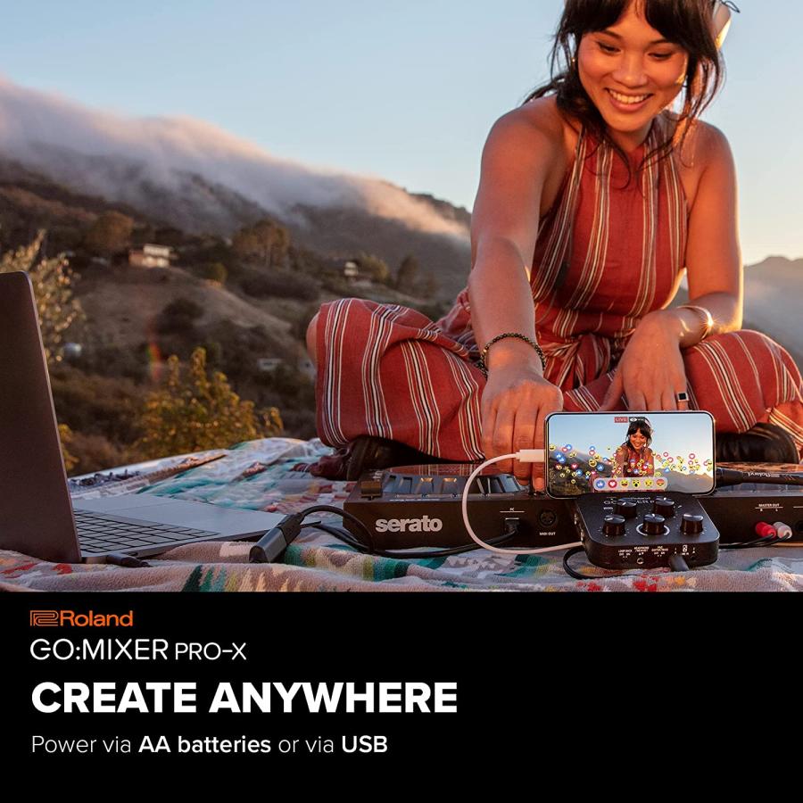 ローランド オーディオミキサー Roland GO:MIXER PRO-X ローランド オーディオミキサー Roland GO MIXER PRO