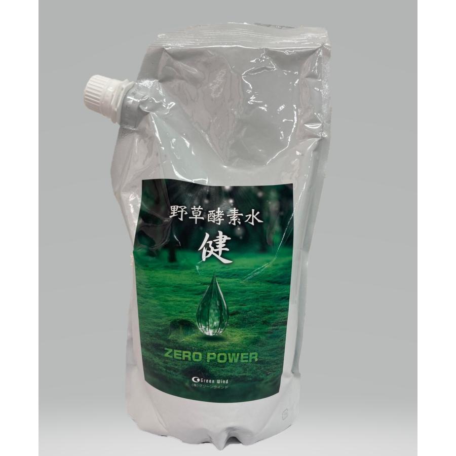 送料無料　野草酵素水　健（すこやか）　１リットル　濃縮タイプ　100倍希釈で100リットル分 | 