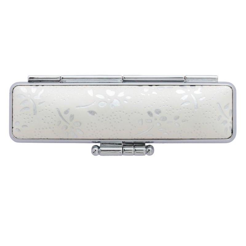 印鑑ケース 銀花 12 60用 ホワイト Ca Gk11収納 日本製 朱肉付 代引き不可 同梱不可 Ab グリーティンズ 通販 Yahoo ショッピング