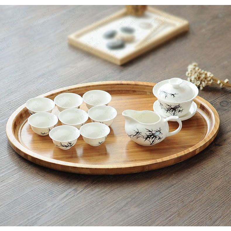 お盆 トレイ おしゃれ 小物入れ 大型 サイズ 可愛い 木製 天然素材 竹製 人気 ランキング プレゼント 入居祝い 高級 3点セット Tray A Greetings 通販 Yahoo ショッピング