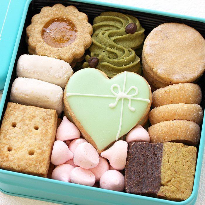 お菓子 母の日 クッキー缶 おしゃれ クッキー プレゼント 母の日 ギフト 神戸 お取り寄せ コフレ ブルー ピンク Coffret パティスリーグレゴリー コレ 通販 Yahoo ショッピング