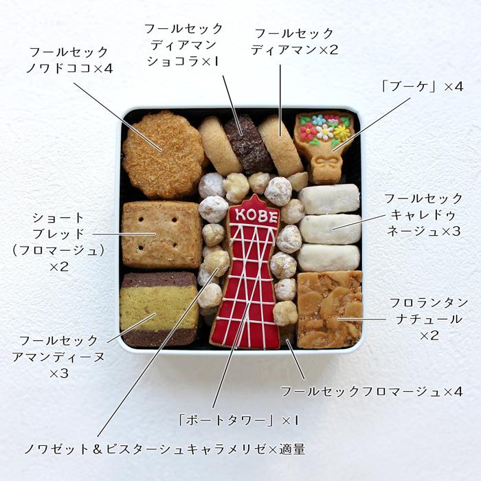 コフレブラン 御挨拶 ギフトお菓子 クッキー缶 おしゃれ クッキー