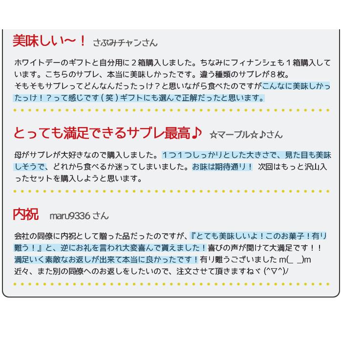 サブレボックス 5枚入 ギフト セット お菓子 焼き菓子 プレゼント 神戸 クッキー お土産 内祝い お返し 結婚 出産 お祝い お供え |  | 08