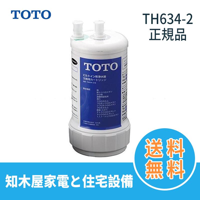 春のコレクション TOTO 取替用浄水カートリッジ TH634-2 ビルトイン形