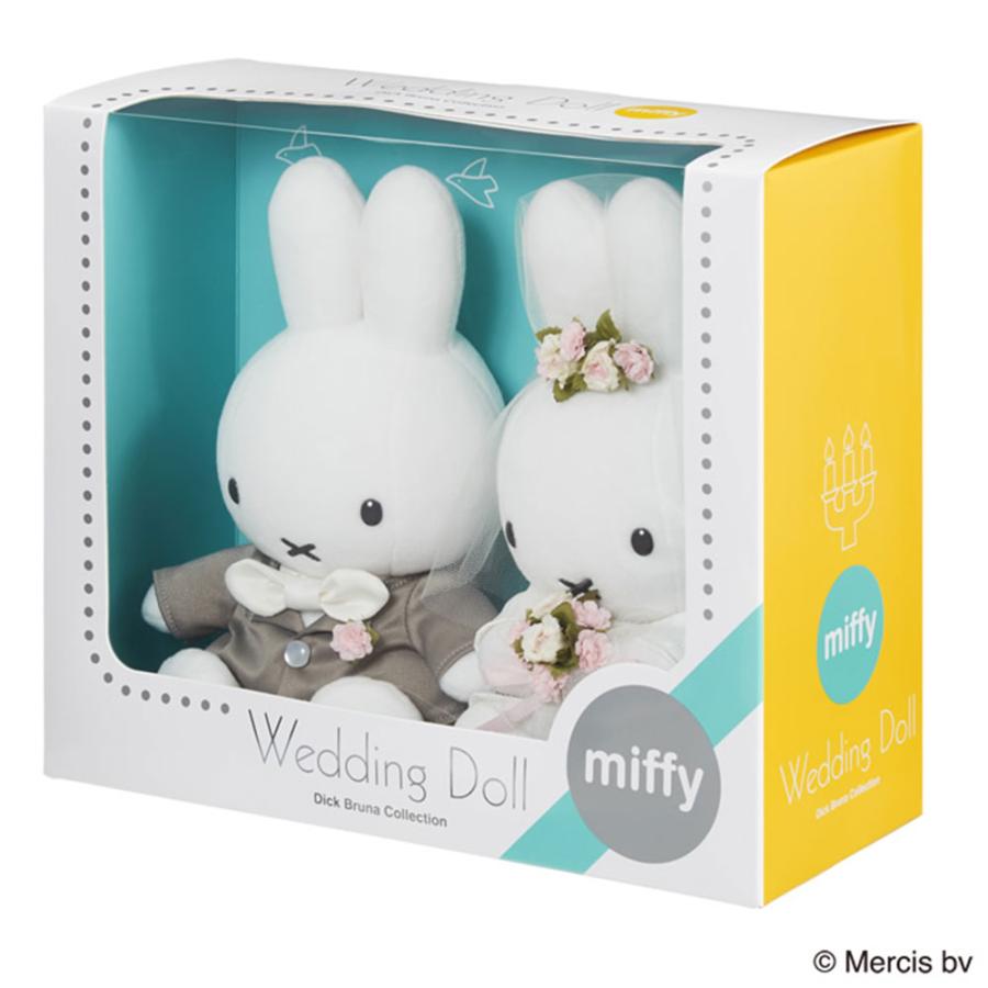 【新品未使用】ミッフィーウエディングドール　セット ミッフィー ウェディングドール 洋装 | ミッフィーぬいぐるみの