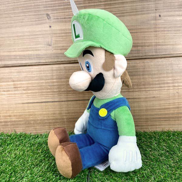 スーパーマリオ　ぬいぐるみ小物入れ　マリオ　ルイージ レア品 スーパーマリオ ぬいぐるみ小物入れ（ルイージ） - Toys Labo