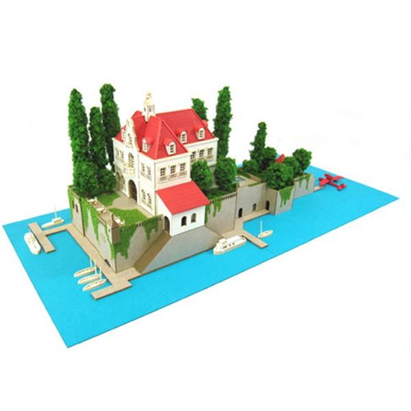 紅の豚 ホテルアドリアーノ (1/300サイズ) みにちゅあーとキット スタジオジブリ みにちゅあーとキット【ホテルアドリアーノ】紅の豚(1