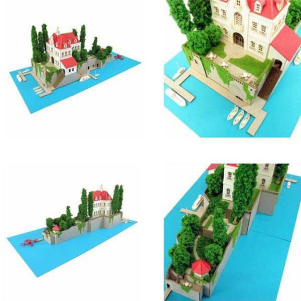 紅の豚 ホテルアドリアーノ (1/300サイズ) みにちゅあーとキット スタジオジブリ みにちゅあーとキット【ホテルアドリアーノ】紅の豚(1