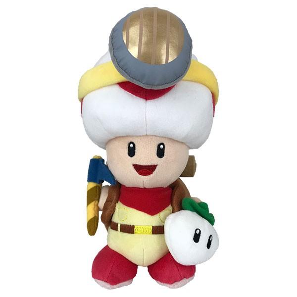 進め！キノピオ隊長　ぬいぐるみ スーパーマリオ スーパーマリオ 進め! キノピオ隊長 ぬいぐるみ 【キノピオ隊長 (立ち