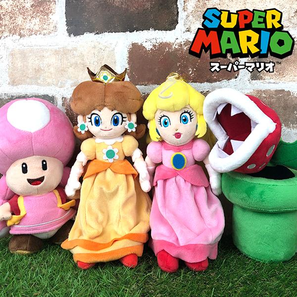 スーパーマリオ ぬいぐるみ S ピーチ姫 デイジー パックンフラワー キノピコ Sonicacts Com