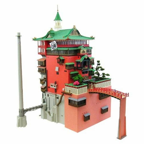 千と千尋の神隠し みにちゅあーとキット【油屋】(1/150サイズ) ＜MK07-10＞　スタジオジブリ/模型/ペーパークラフト/さんけい/sankei/