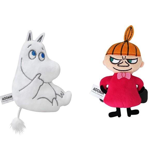 2個セットリトルミィイ袋留め止めとピンクブルー水色ムーミンクリップキャラクター 2個セットリトルミィイ袋留め止めとピンクブルー水色ムーミン