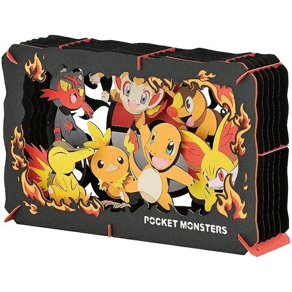 ポケモン ペーパーシアター Type Fire Pt L07 炎タイプ Paper Theater ペーパークラフト 7001 グリングリン 通販 Yahoo ショッピング