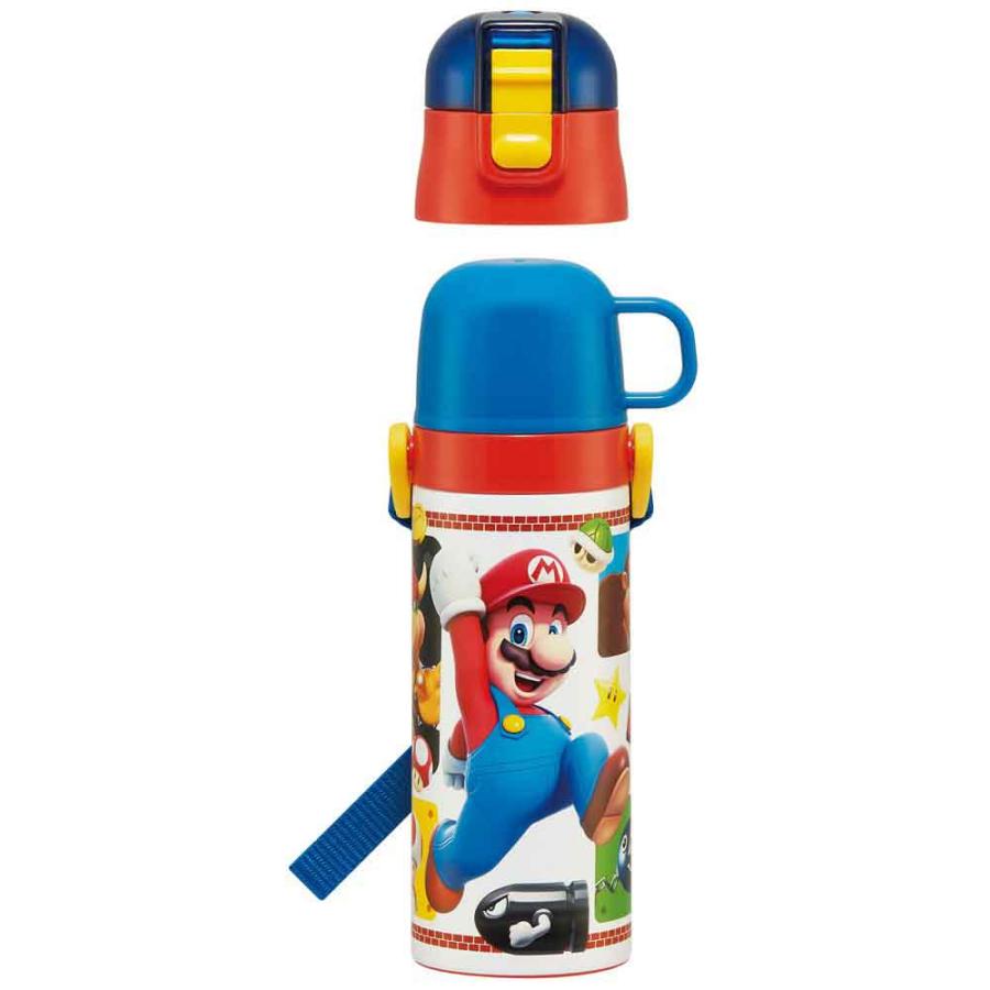 スケーター スーパーマリオ23 2WAYステンレスボトル 470ml&430ml