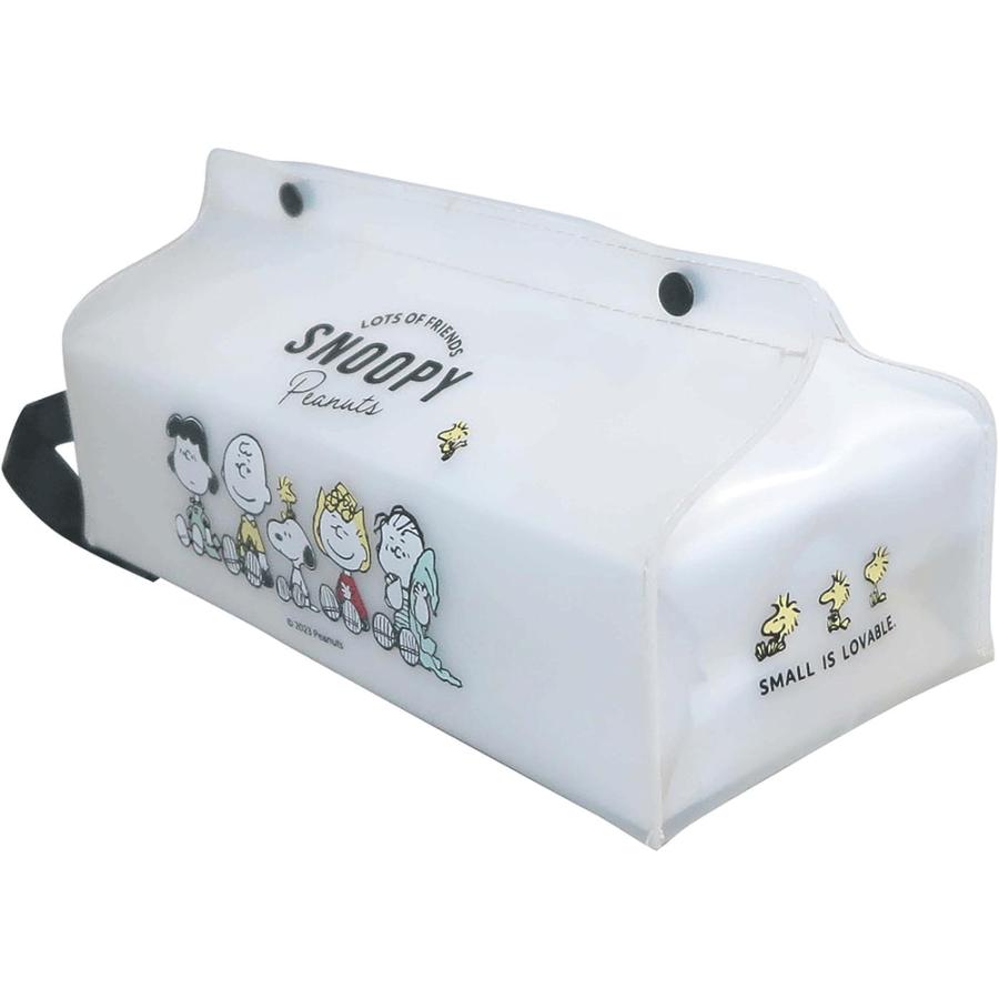 SNOOPY（スヌーピー） ミルキーティッシュケース SN252 ビニール素材で