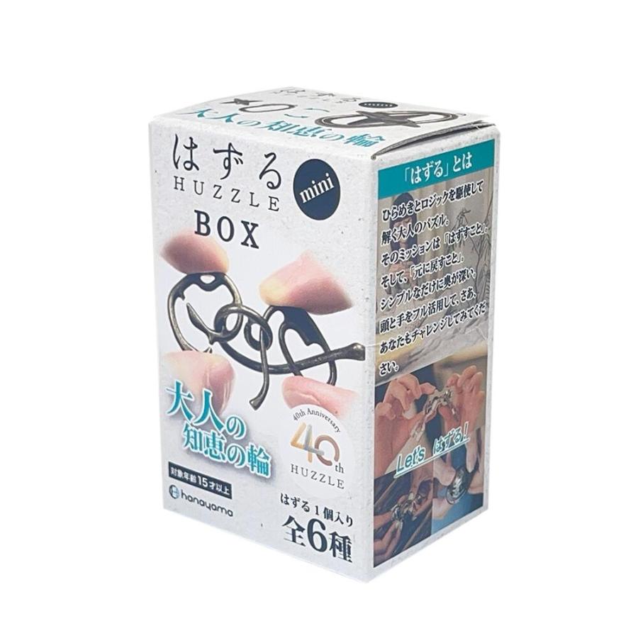 はずる HUZZLE mini 1BOX(12個入) はずすパズル/大人の知恵の輪