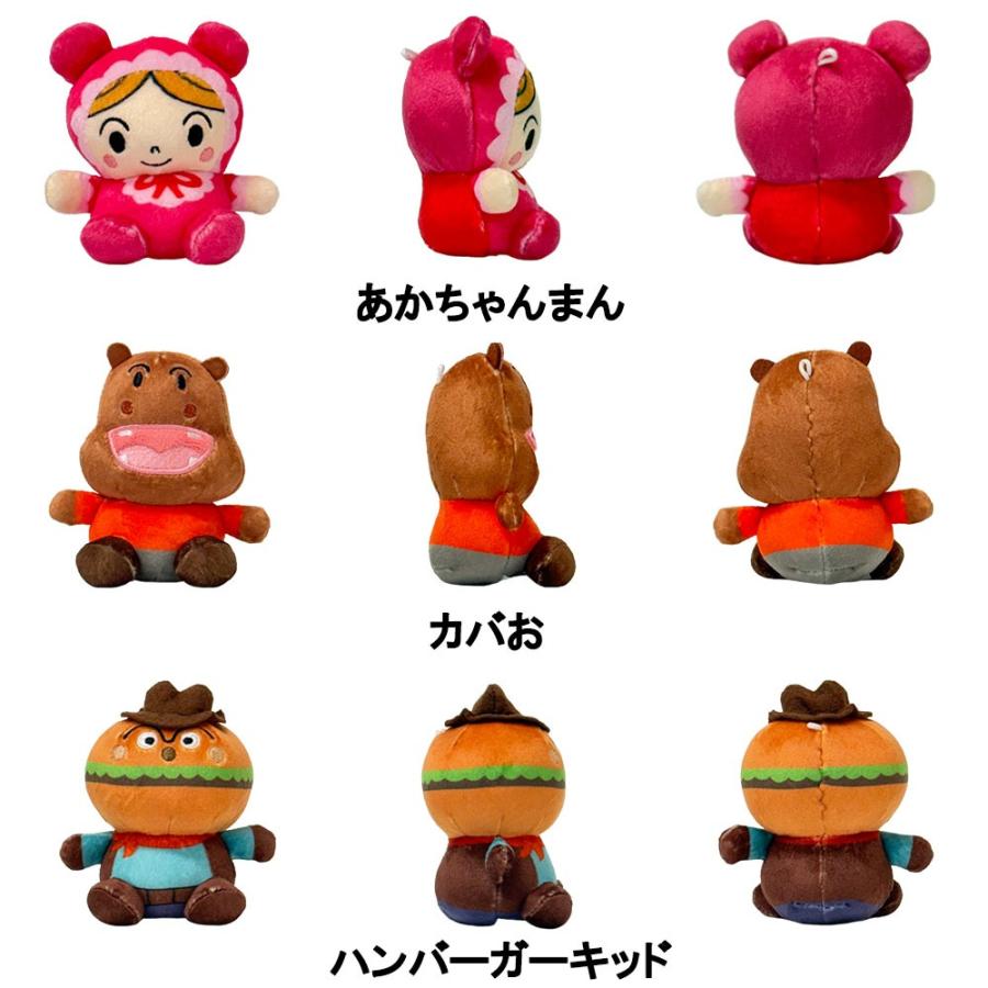 当時物 ダイソー アンパンマン マスコットぬいぐるみ アンパンマン プリちぃビーンズSplus ぬいぐるみ 7体セット