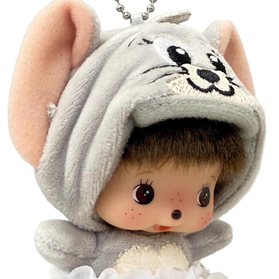 トムとジェリー×モンチッチ タフィーベビチッチ 顔でかSSキーチェーン