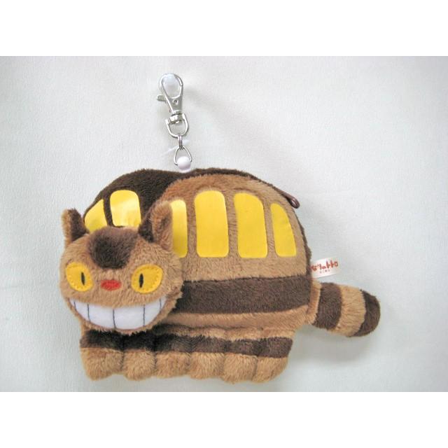 スタジオ　ジブリ　となりのトトロ　ねこばす　ぬいぐるみ　ポシェット スタジオジブリ となりのトトロ /ぬいぐるみリールパスケース