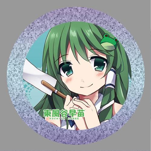 送料無料キャンペーン?】東方project「東風谷早苗(3）」BIG缶バッジ