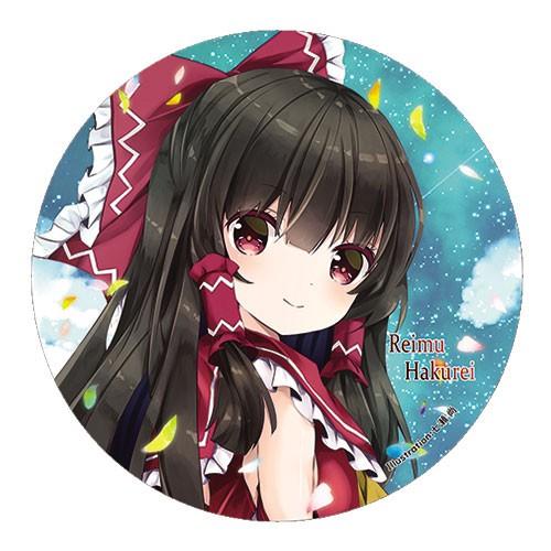 全国組立設置無料 東方project缶バッジ すなめりドリル缶バッジ 七瀬 霊夢