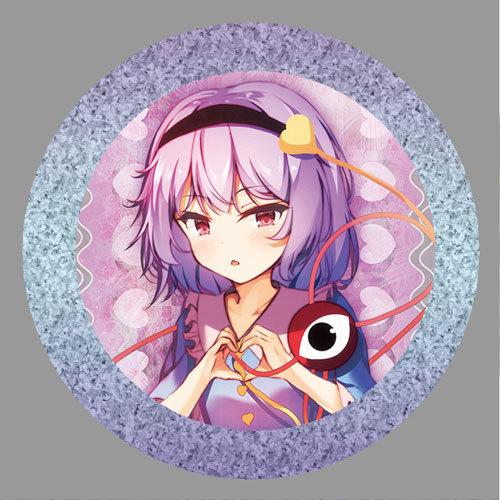 東方project「古明地 さとり8-1」BIG缶バッジ -ぱいそんきっど 【東方project】古明地さとりBIGホログラム缶バッジDAISO