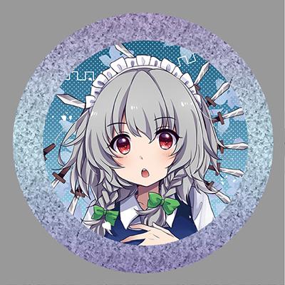 東方project「十六夜 咲夜9-3」ビッグ缶バッジ -ぱいそんきっど