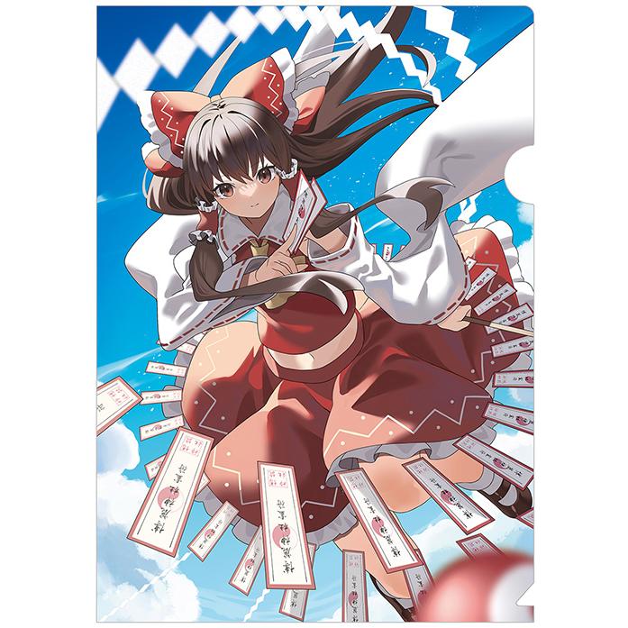 東方projectクリアファイル すなめりドリルクリアファイル 霊夢(ゆうじ