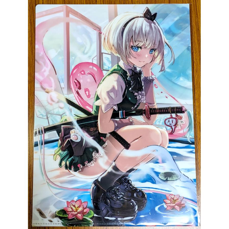 東方Projectクリアファイル 魂魄妖夢 座る蓮の花ver(画:L.F. 東方Projectクリアファイル 魂魄妖夢 座る蓮の花ver(画:L.F.