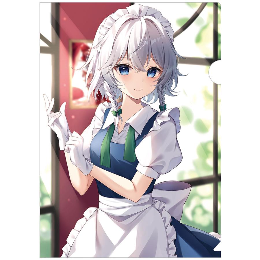 東方Projectクリアファイル すなめりドリルクリアファイル 咲夜(miy