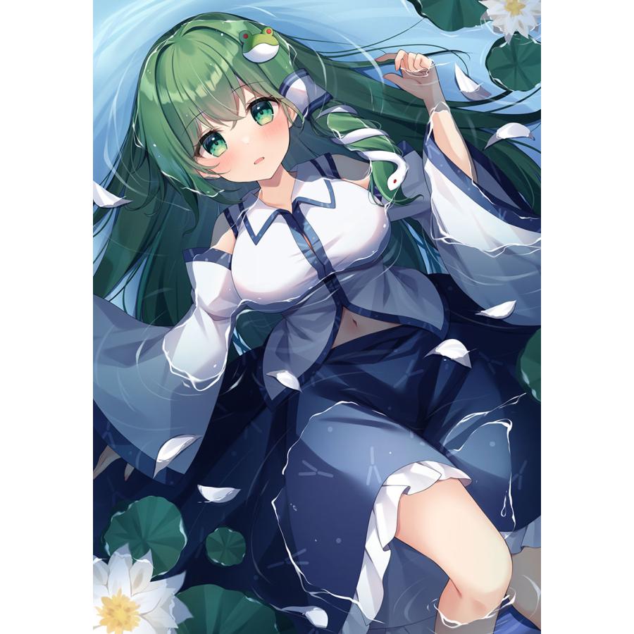 東方Projectクリアファイル 早苗(画:miy@) -あにまる製菓- 東方クリア