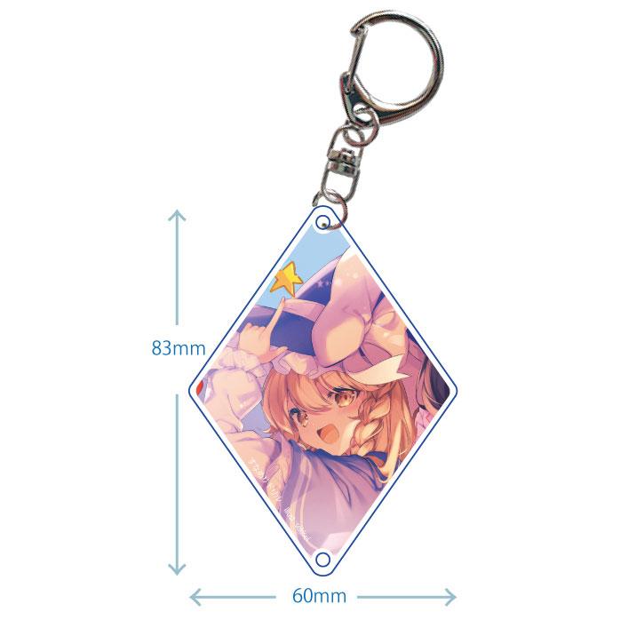 東方アクリルキーホルダー 魔理沙(sekisei1-2)202406　-悶KID- 東方Projectキーホルダー | 