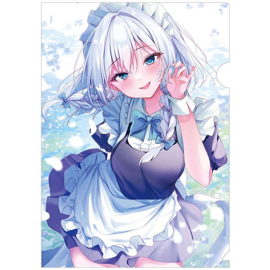 東方Projectクリアファイル すなめりドリルクリアファイル 咲夜(子野日