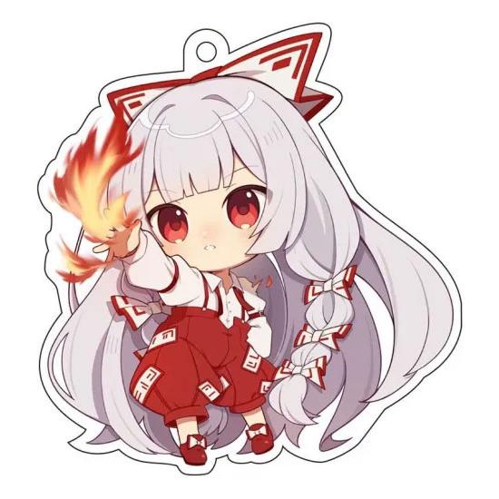 東方projectアクリルキーホルダー第37弾「妹紅」 -逸遊団- : グレップ