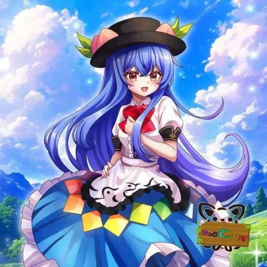 東方projectステッカー「比那名居天子」 -きっどているず- : グレップ